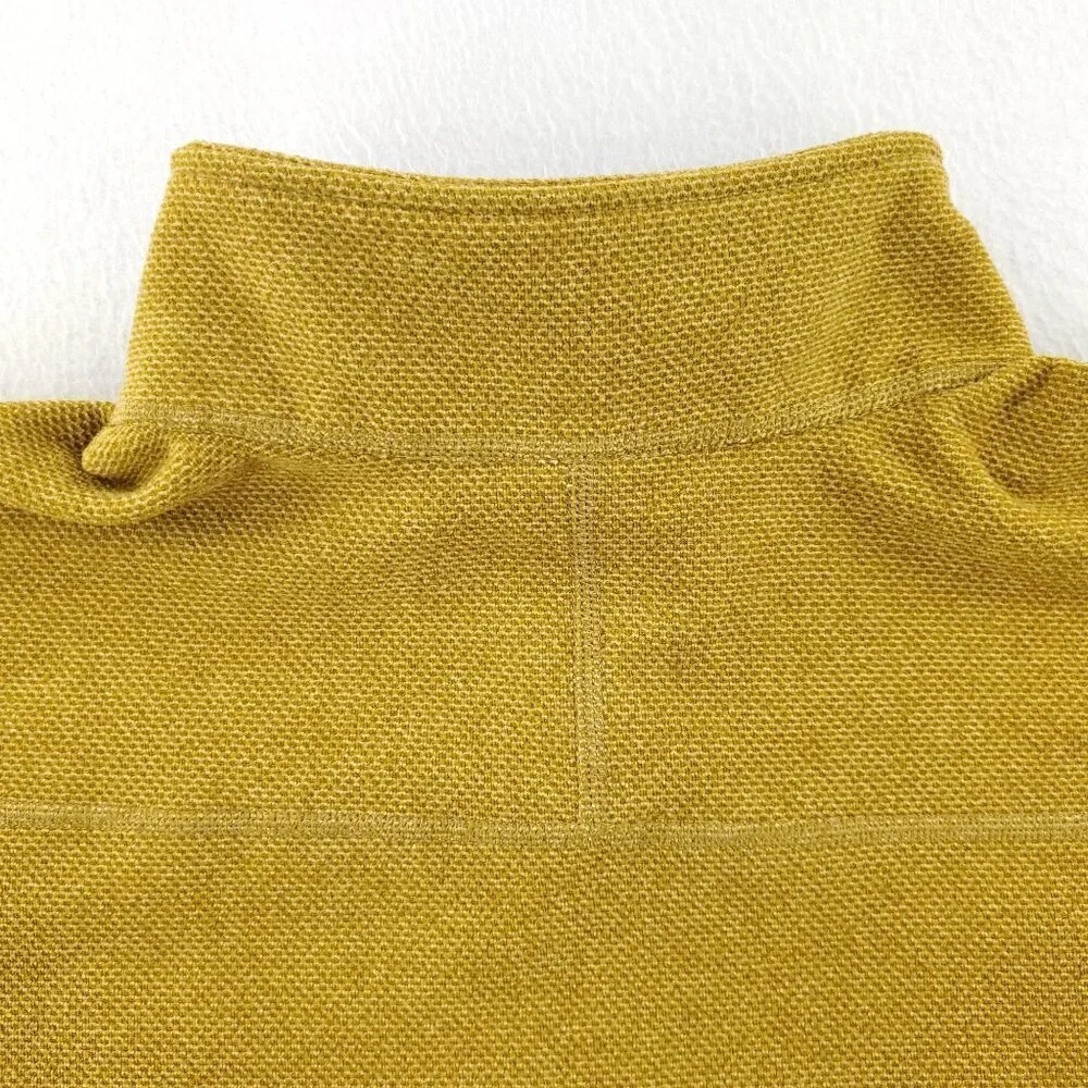 North Face Fleece 1/4 Zip Pullover Waffle Weave Earth Tone Mock Neck Men's  XXL